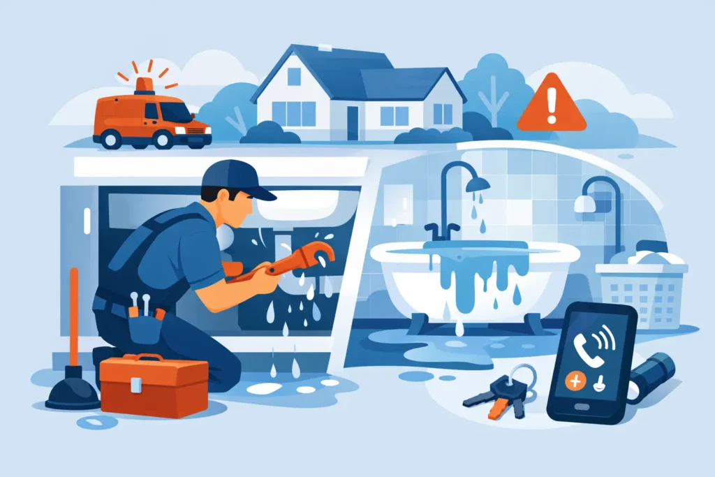 Emergency Plumber Harpenden - What to Do First