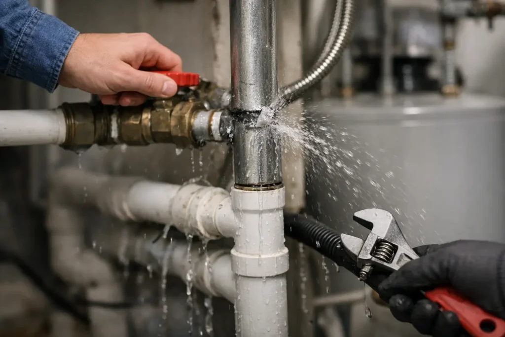 How to Isolate a Burst Pipe Before Help Arrives