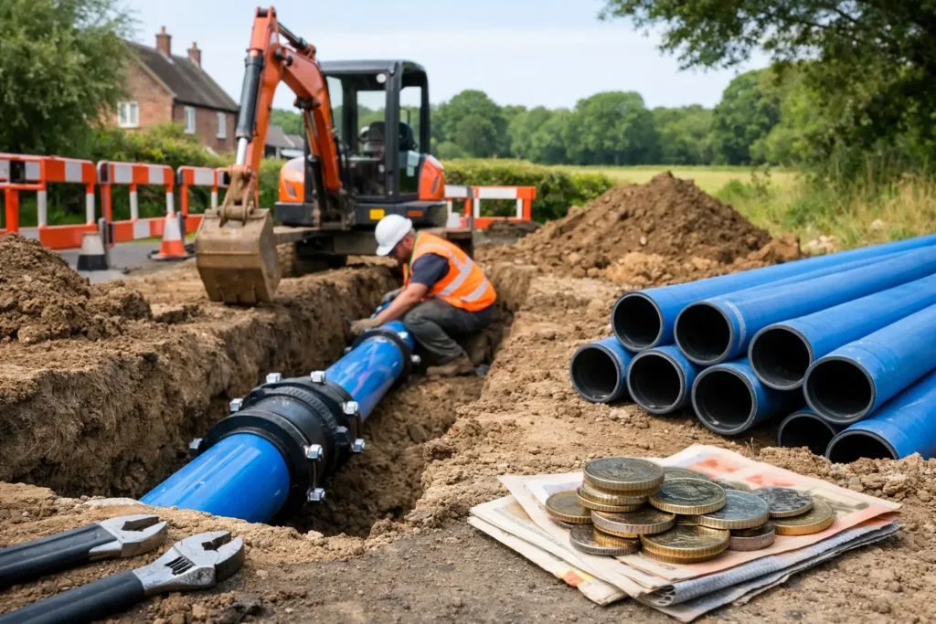 Water Main Replacement Cost in Hertfordshire