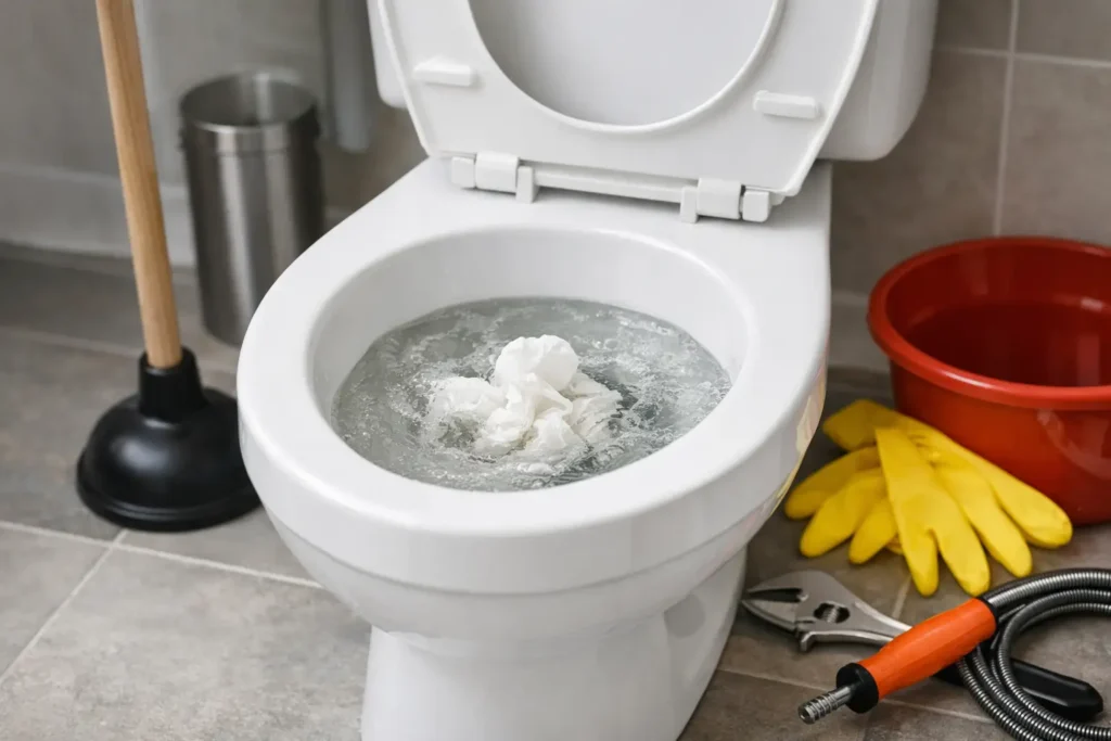 Blocked Toilet Causes and What to Do Next
